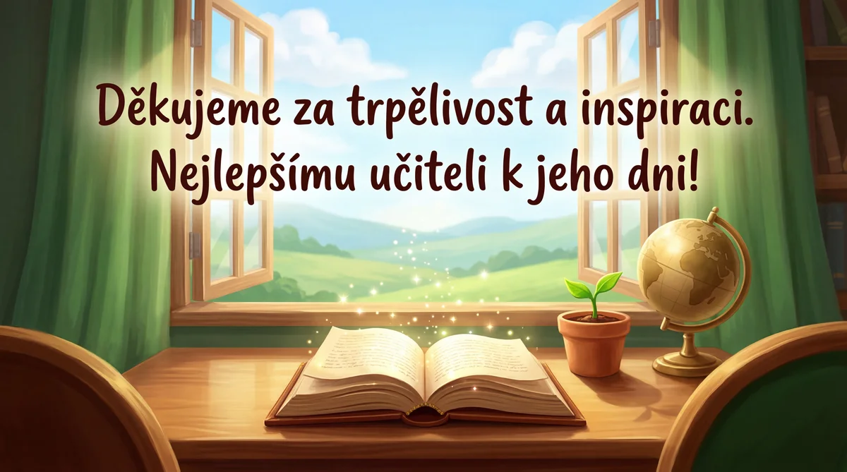 Přání ke Dni učitelů pro nejlepšího učitele