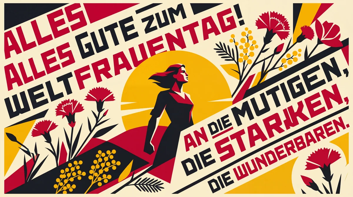 Glückwünsche zum Weltfrauentag für alle starken Frauen