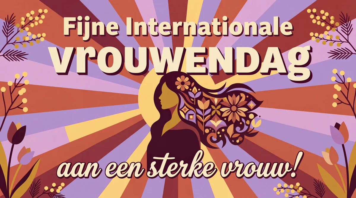 Fijne Internationale Vrouwendag, sterke vrouw!