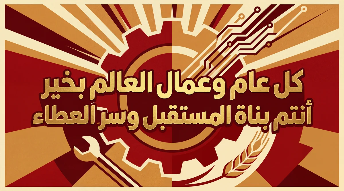 تهنئة بيوم العمال العالمي