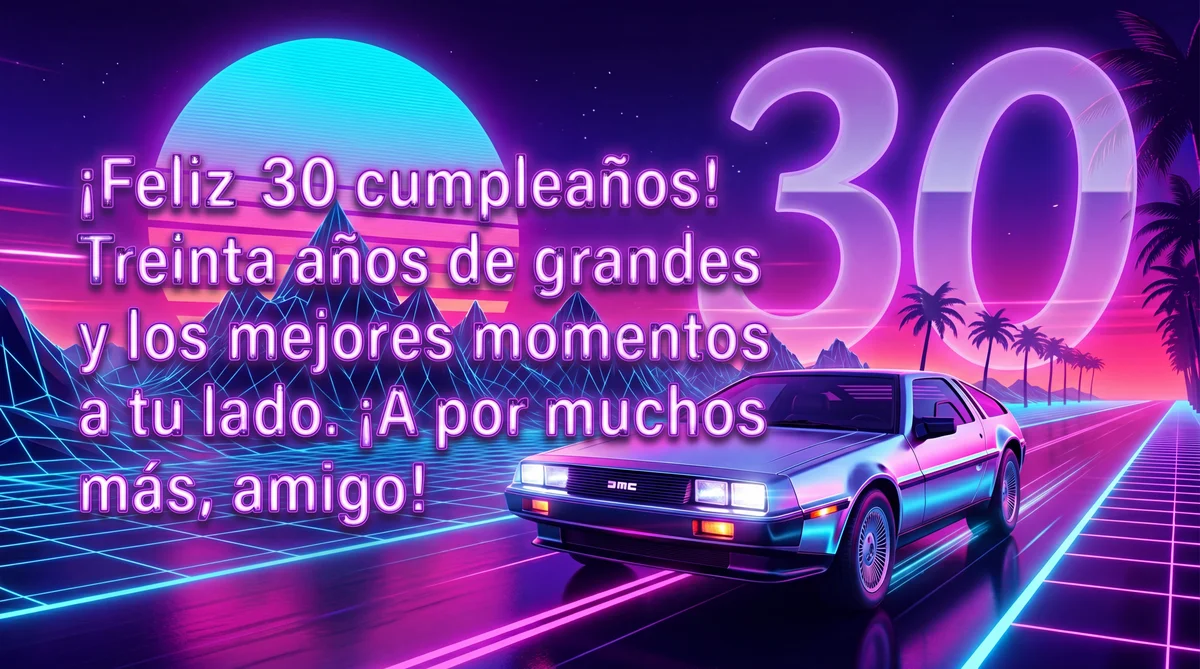 feliz cumpleaños 30 para mi mejor amigo