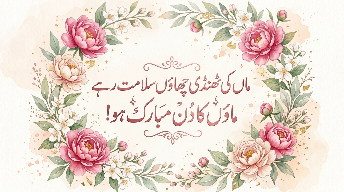 ماؤں کے دن پر امی کے لیے نیک تمنائیں