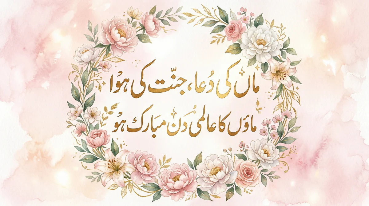 ماؤں کے عالمی دن پر ماں کے لیے مبارکباد
