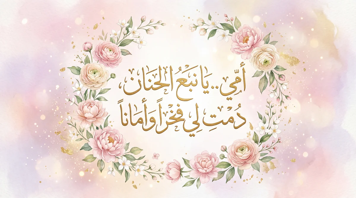 بطاقة تهنئة بمناسبة عيد الأم