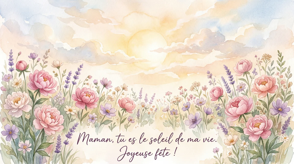 Idée de texte pour carte de Fête des Mères