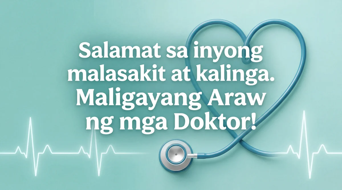 Pagbati para sa Araw ng mga Doktor