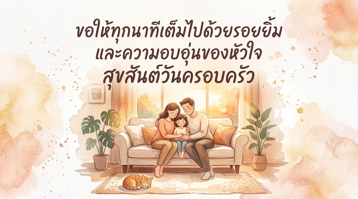 ขอให้เป็นวันครอบครัวที่อบอุ่น
