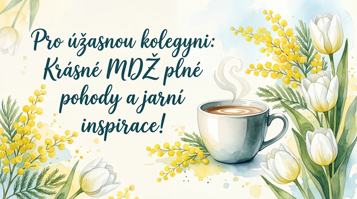 Přání k Mezinárodnímu dni žen pro kolegyni