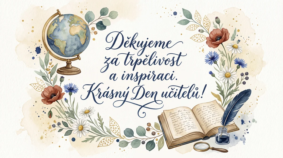Blahopřání ke Dni učitelů pro oblíbeného pedagoga