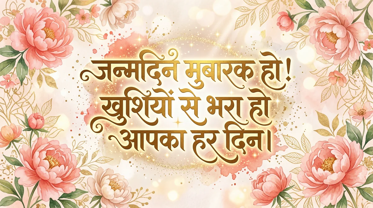 जन्मदिन मुबारक हो!