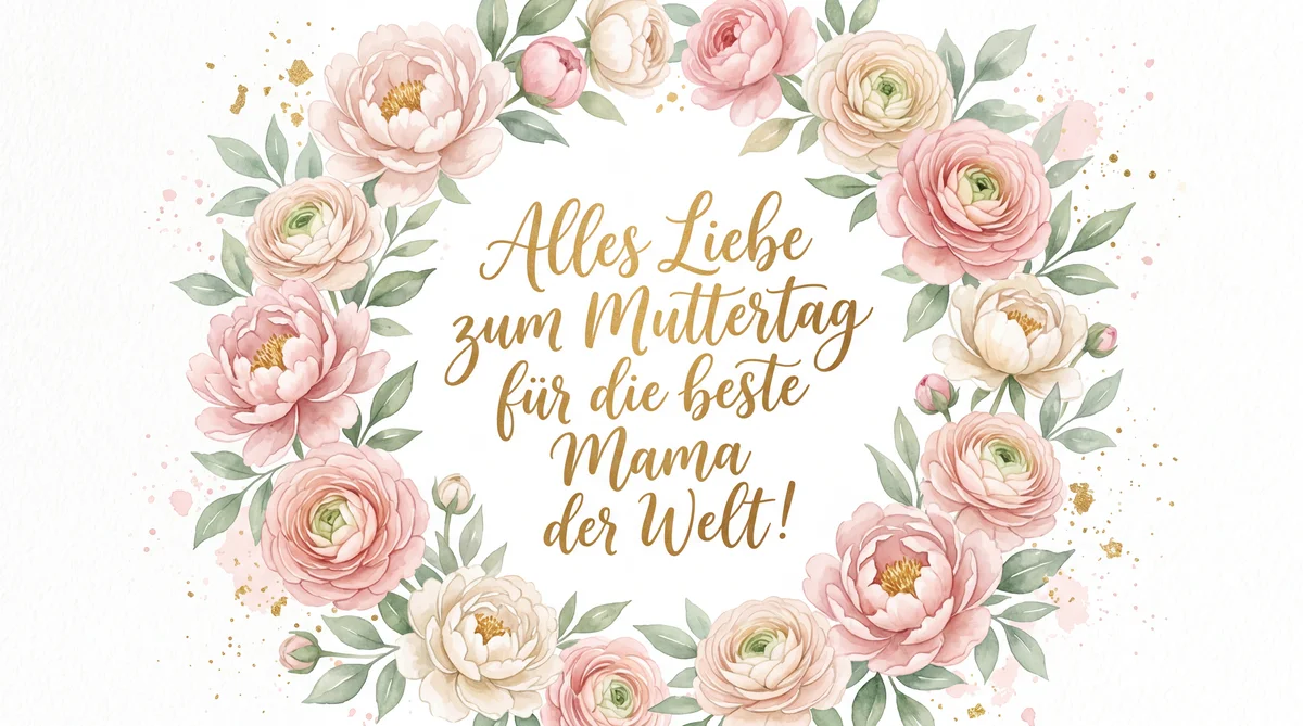 Glückwünsche zum Muttertag für die beste Mama