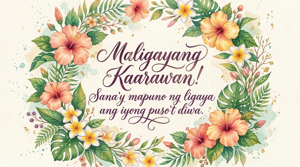 Maligayang Kaarawan sa iyo!