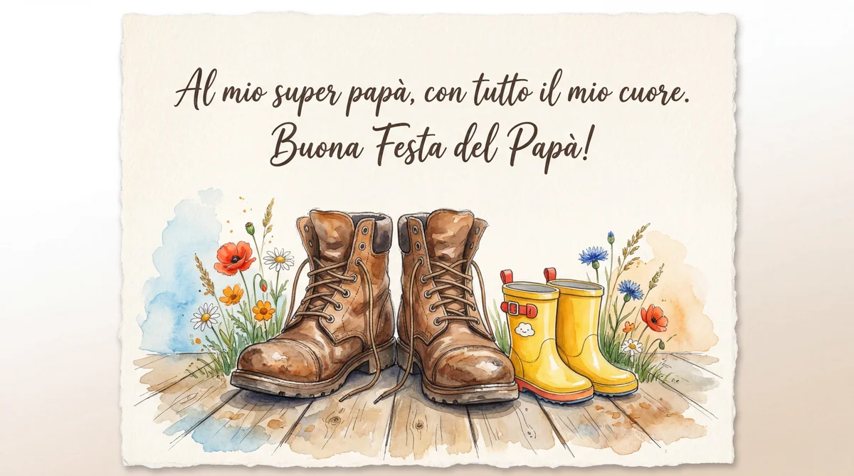 Messaggio affettuoso per la Festa del Papà
