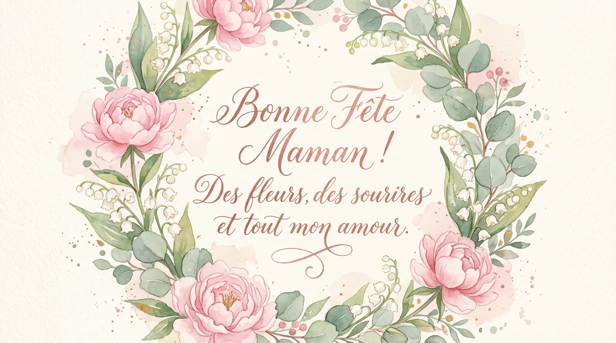 Carte pour la Fête des Mères en Belgique