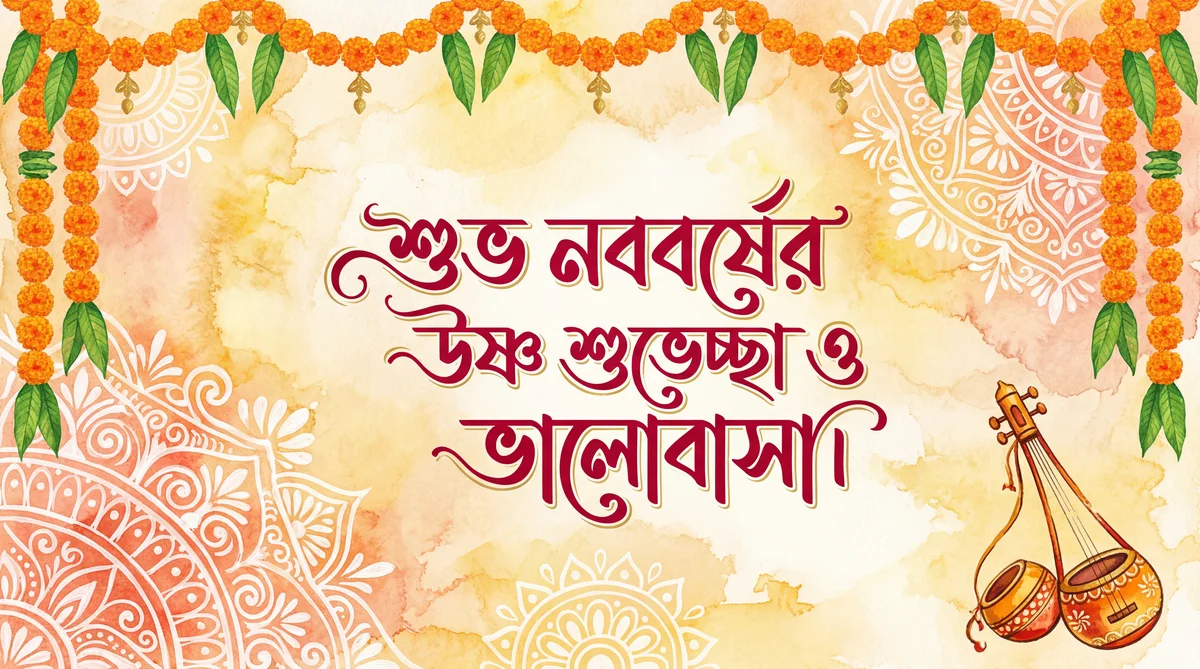 শুভ নববর্ষের উষ্ণ শুভেচ্ছা ও ভালোবাসা।