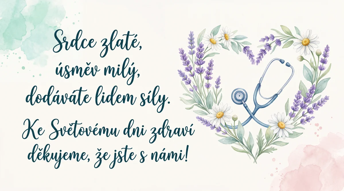 Přání ke Světovému dni zdraví pro zdravotní sestru