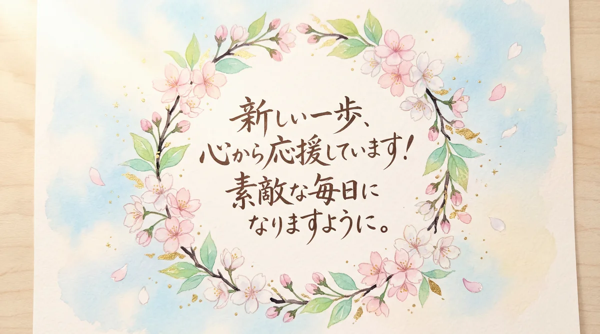 新生活を応援するメッセージ