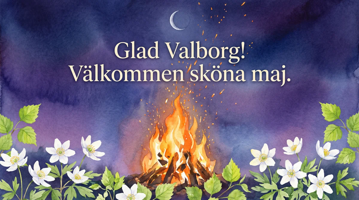 Gratulationer till Valborgsmässoafton