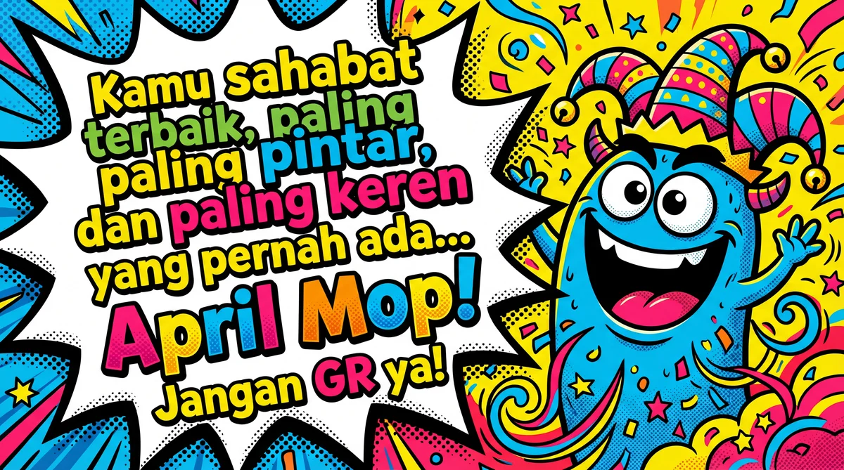 Ucapan lucu Hari April Mop untuk teman