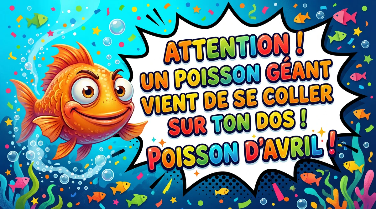 Message humoristique pour Poisson d'avril