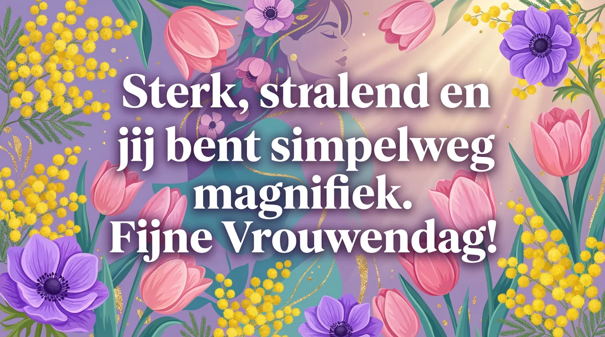Felicitaties voor Internationale Vrouwendag