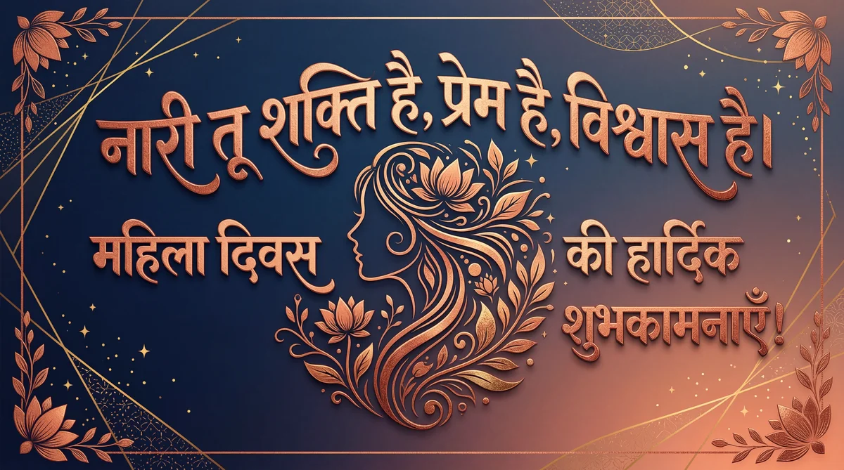 महिला दिवस की शुभकामनाएँ
