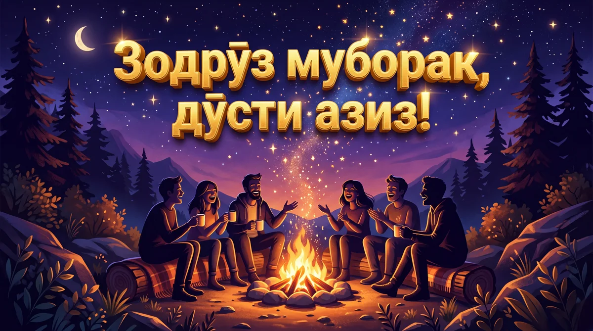 Табрикоти зодрӯз барои дӯст