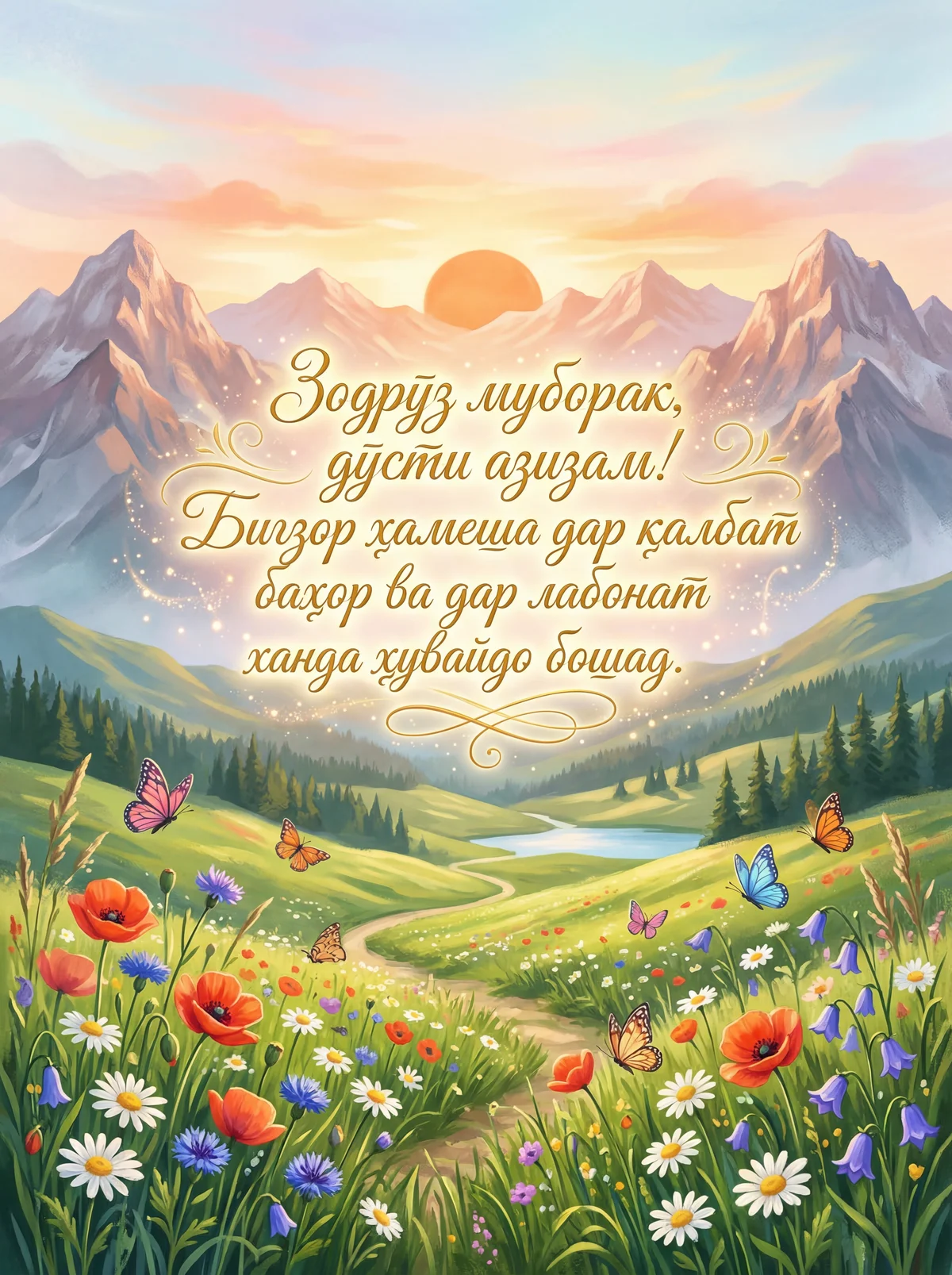 Табрикоти зодрӯзӣ ба дӯсти азиз