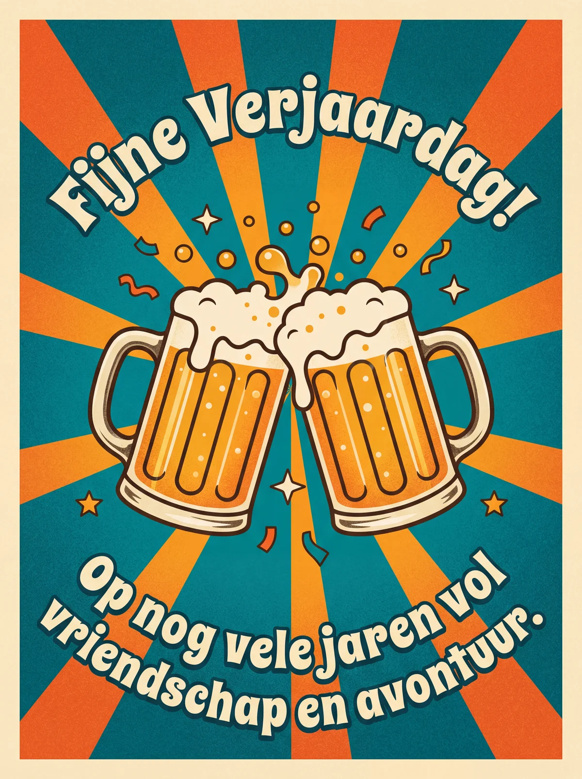 verjaardagskaart voor een goede vriend