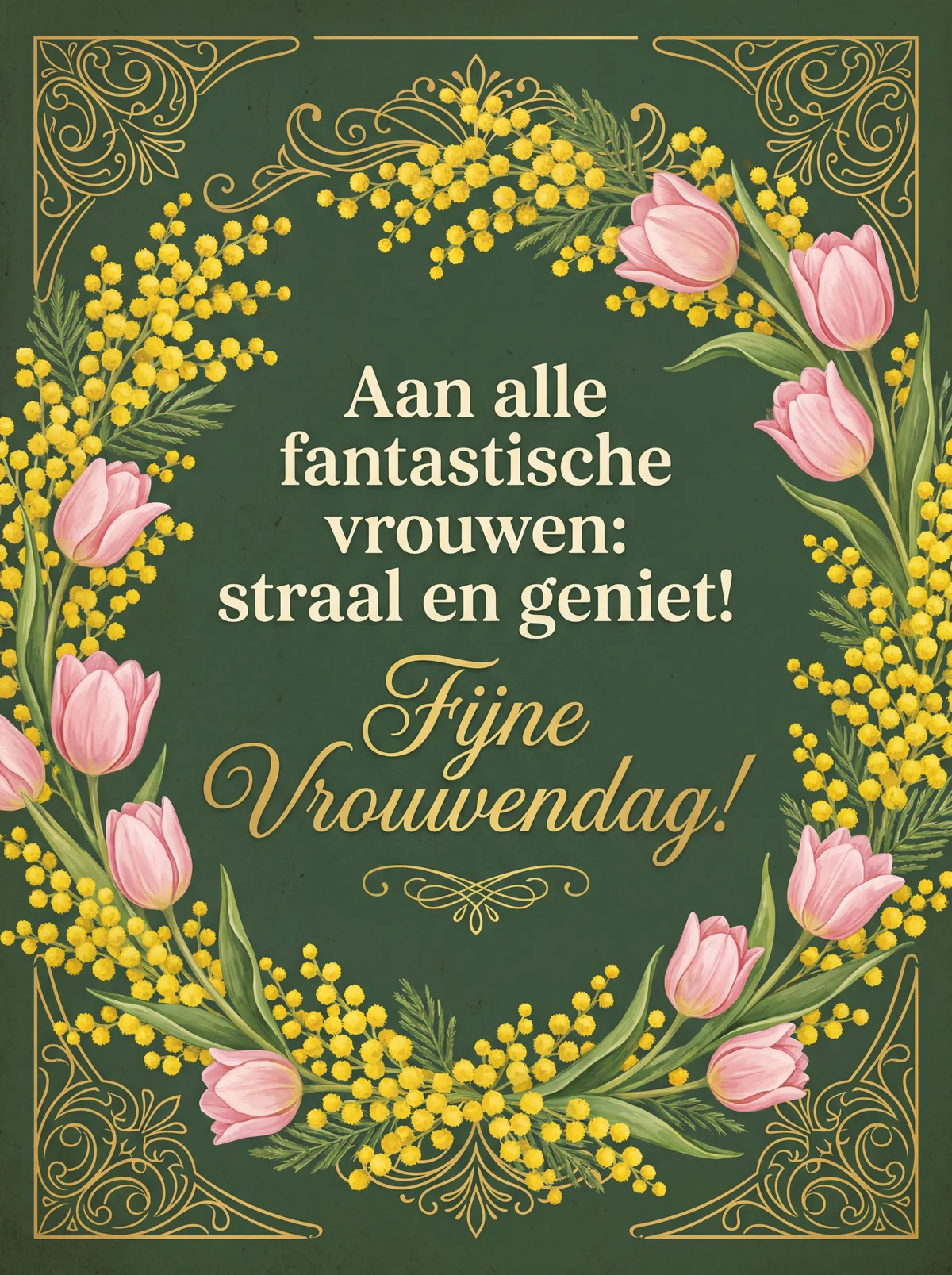Gefeliciteerd met Internationale Vrouwendag!