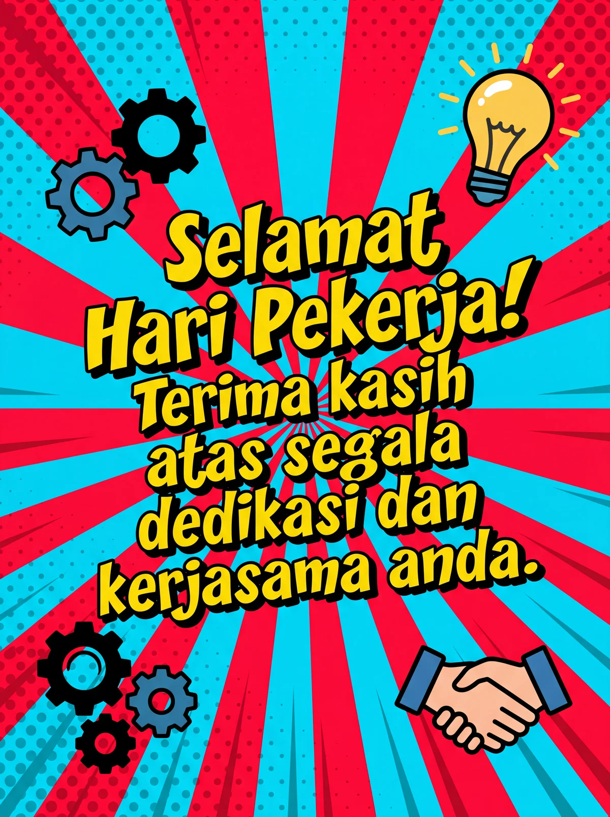 Ucapan Hari Pekerja untuk rakan sekerja