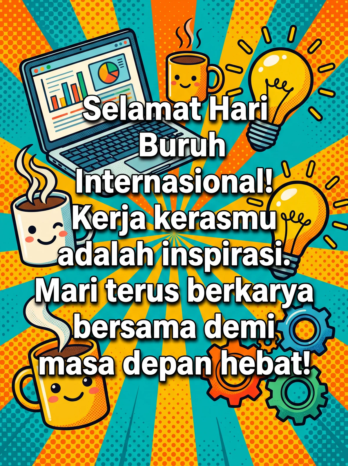 Ucapan Hari Buruh Internasional untuk rekan kerja