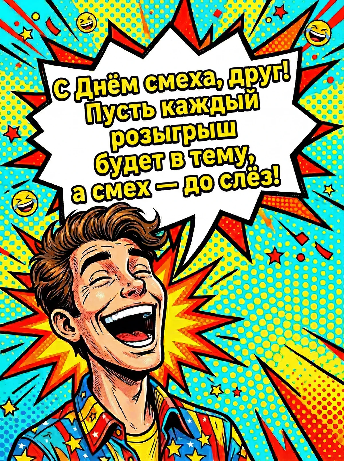 поздравление другу на День смеха