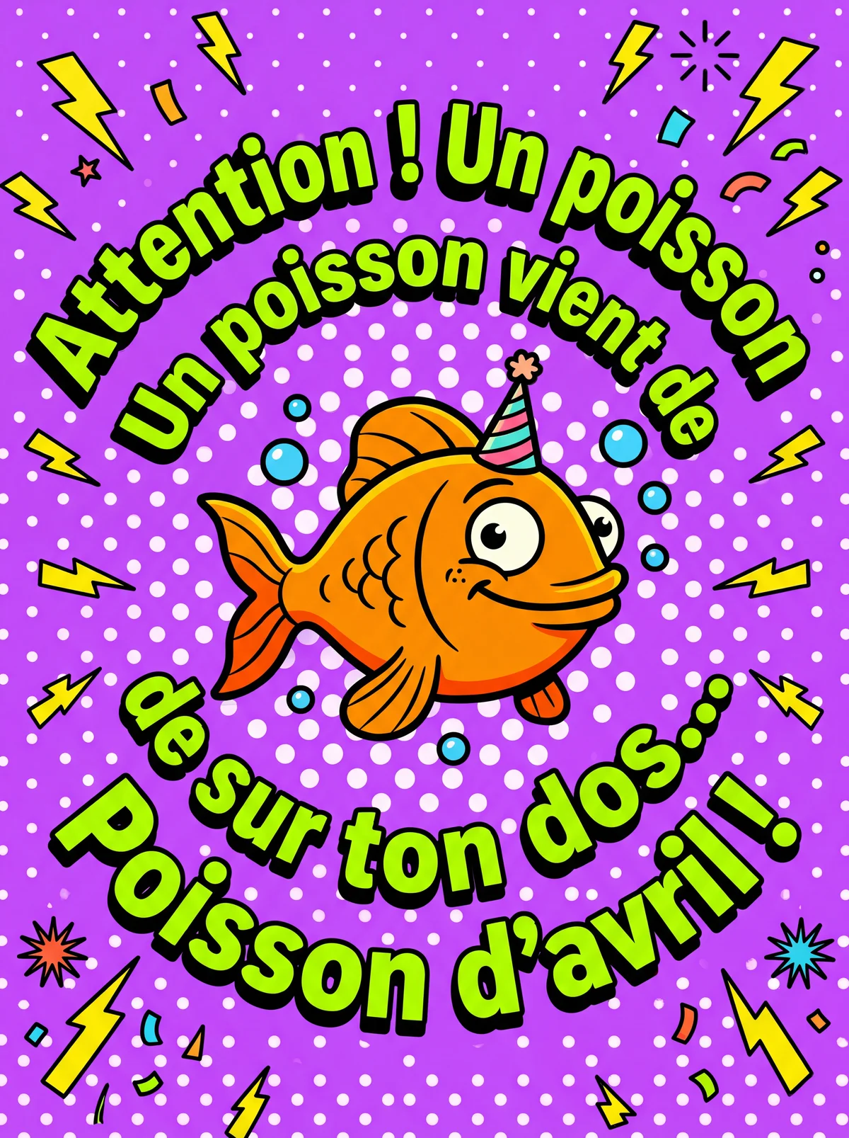message pour un poisson d'avril amusant à envoyer à un ami