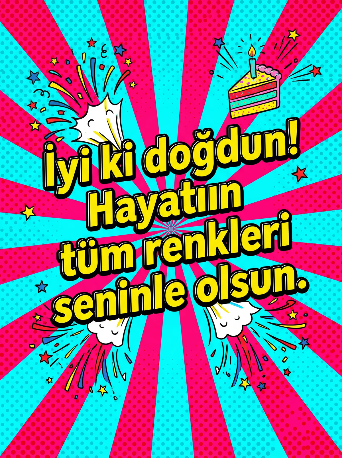 Arkadaşa doğum günü kutlama mesajı