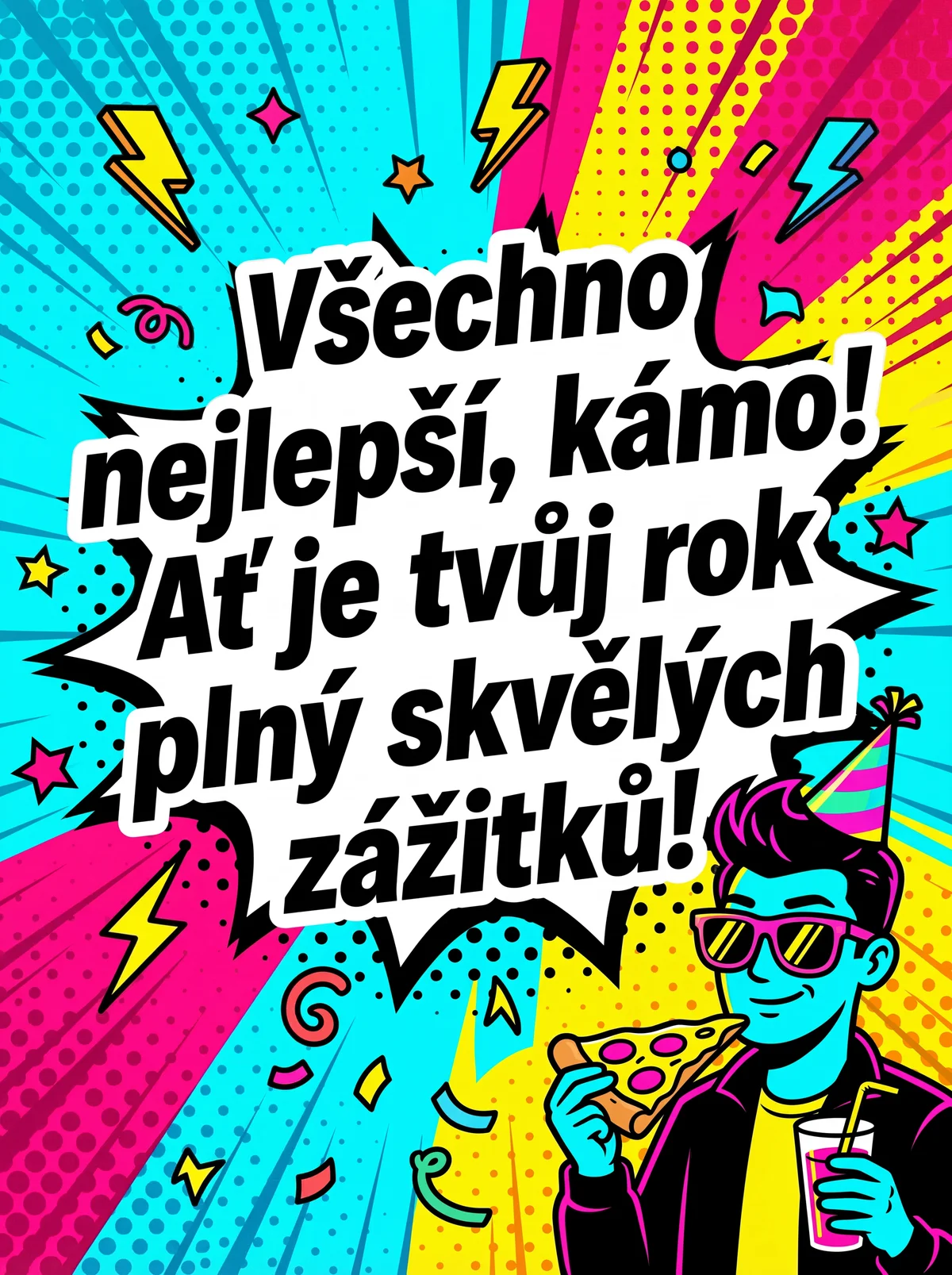 Přání k narozeninám pro kamaráda