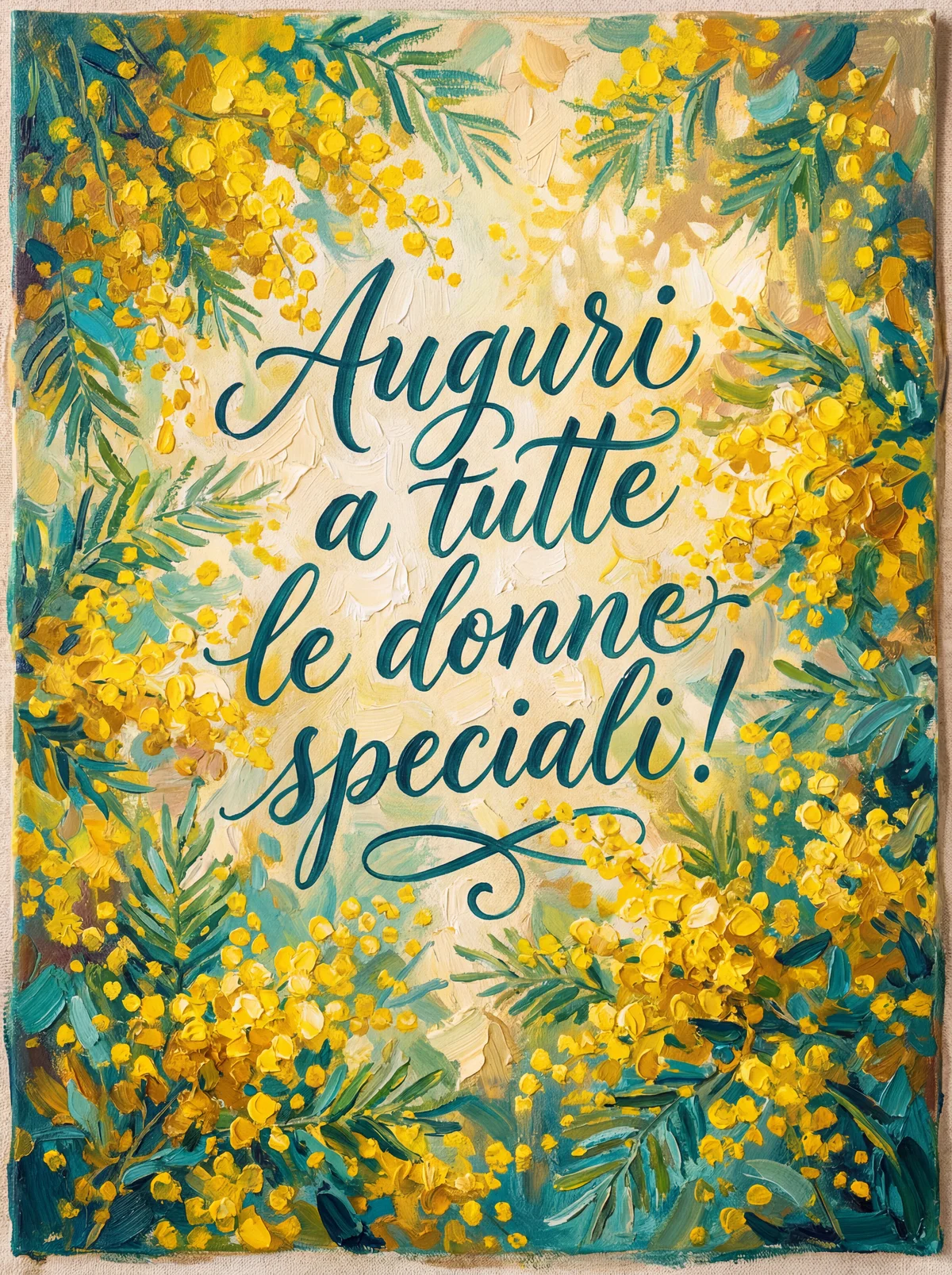 Auguri per la Festa della Donna a tutte le donne speciali!