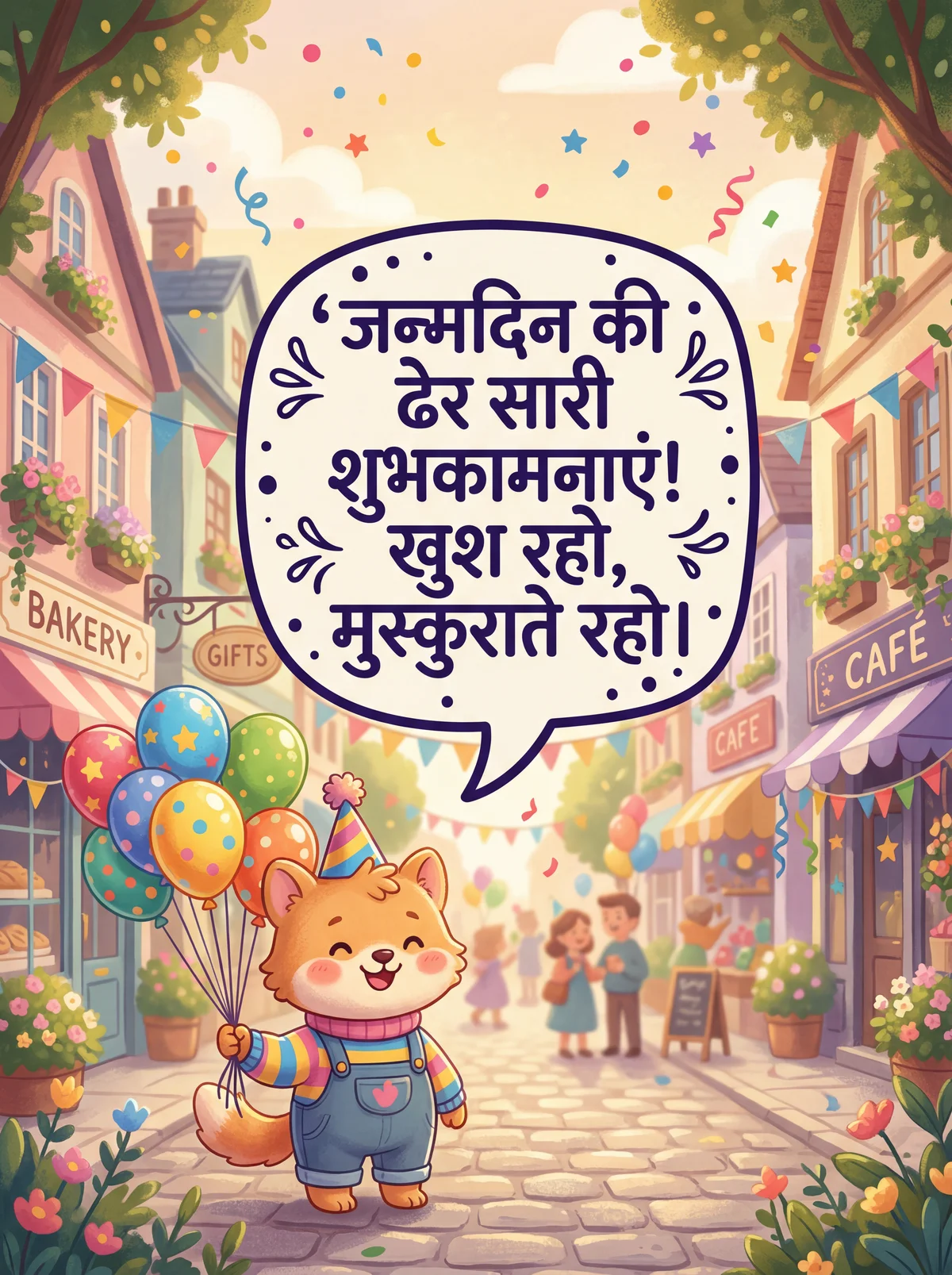 प्रिय मित्र को जन्मदिन की हार्दिक शुभकामनाएँ।