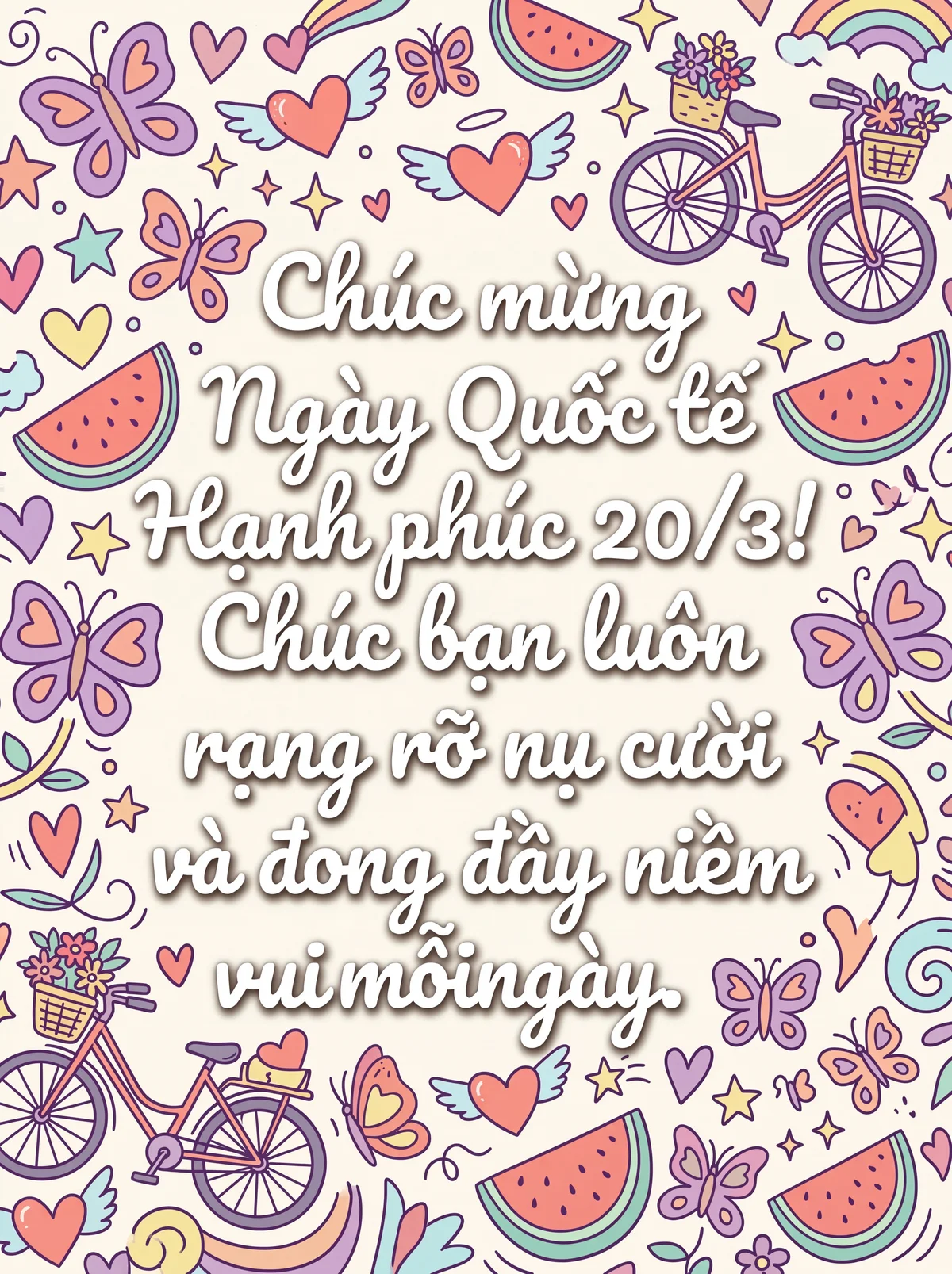 Lời chúc Ngày Quốc tế Hạnh phúc 20/3 cho bạn bè