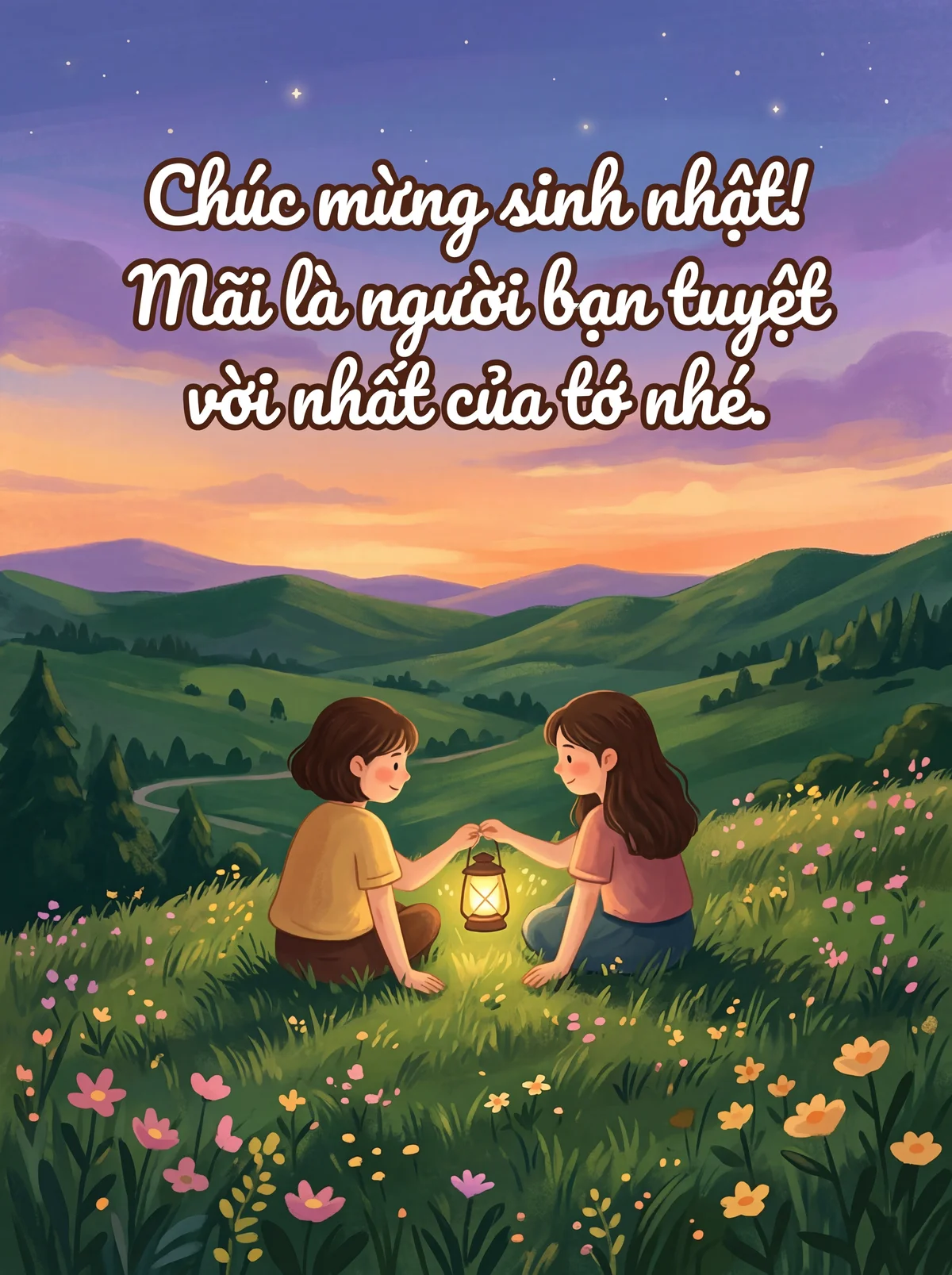 thiệp chúc mừng sinh nhật cho bạn bè thân thiết