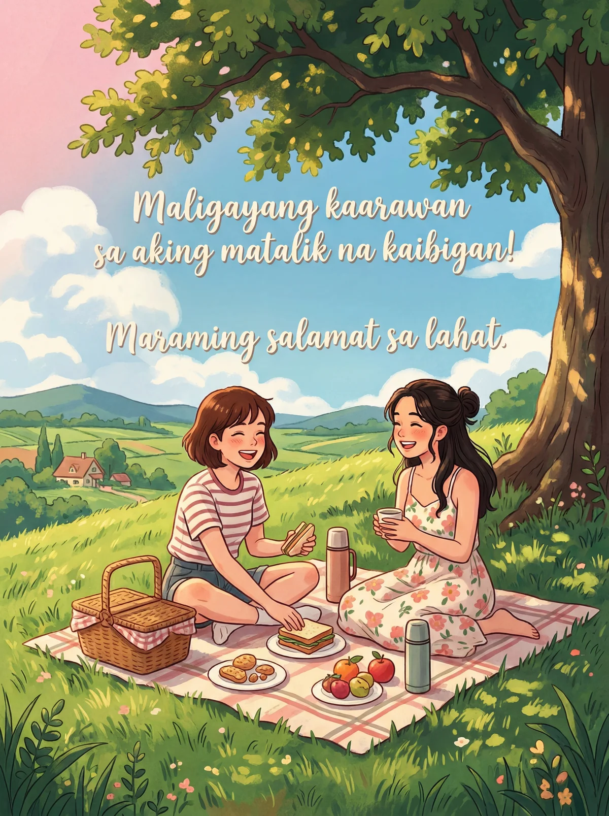 Maligayang kaarawan sa aking matalik na kaibigan!