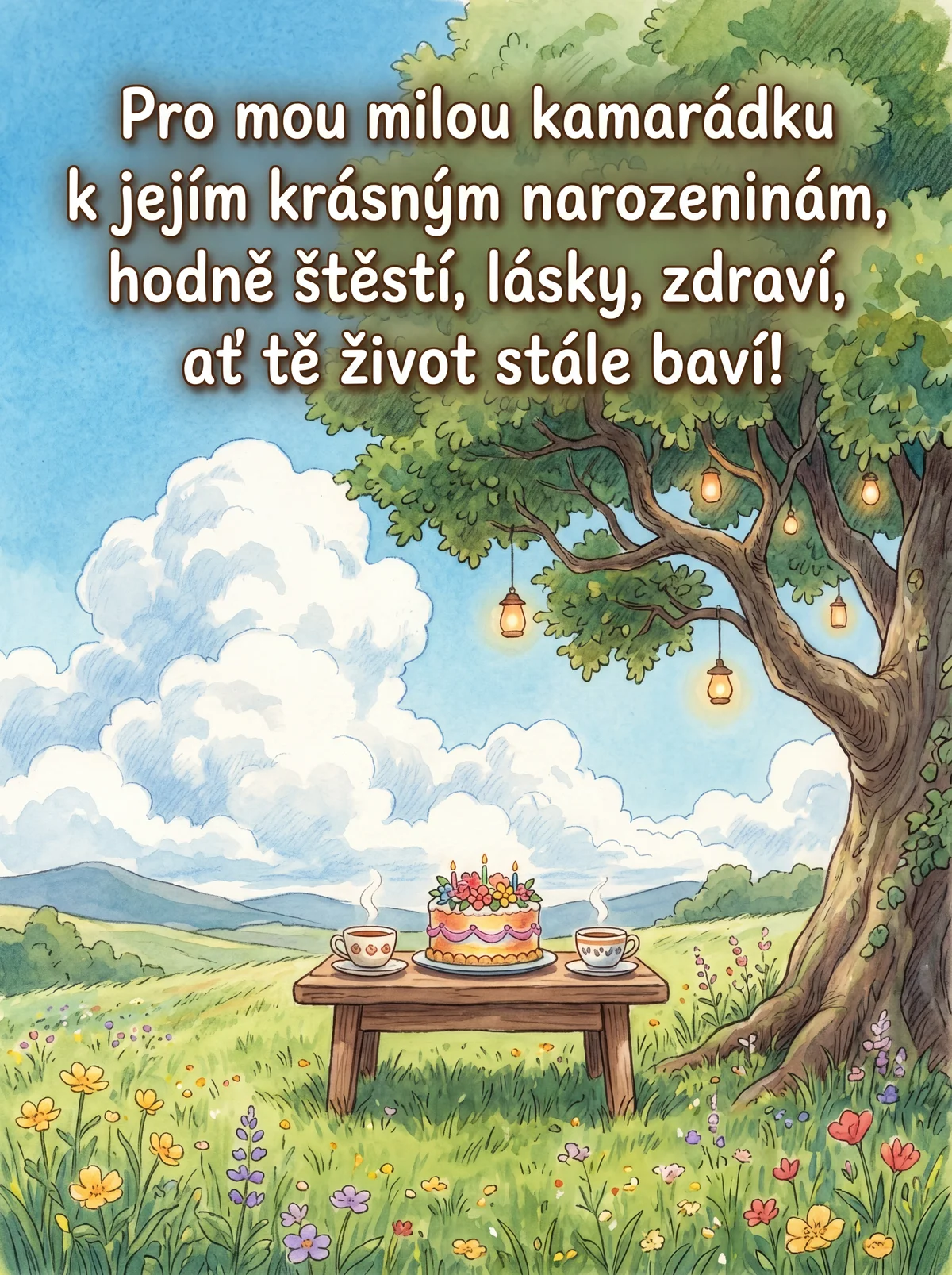 přání k narozeninám pro kamarádku