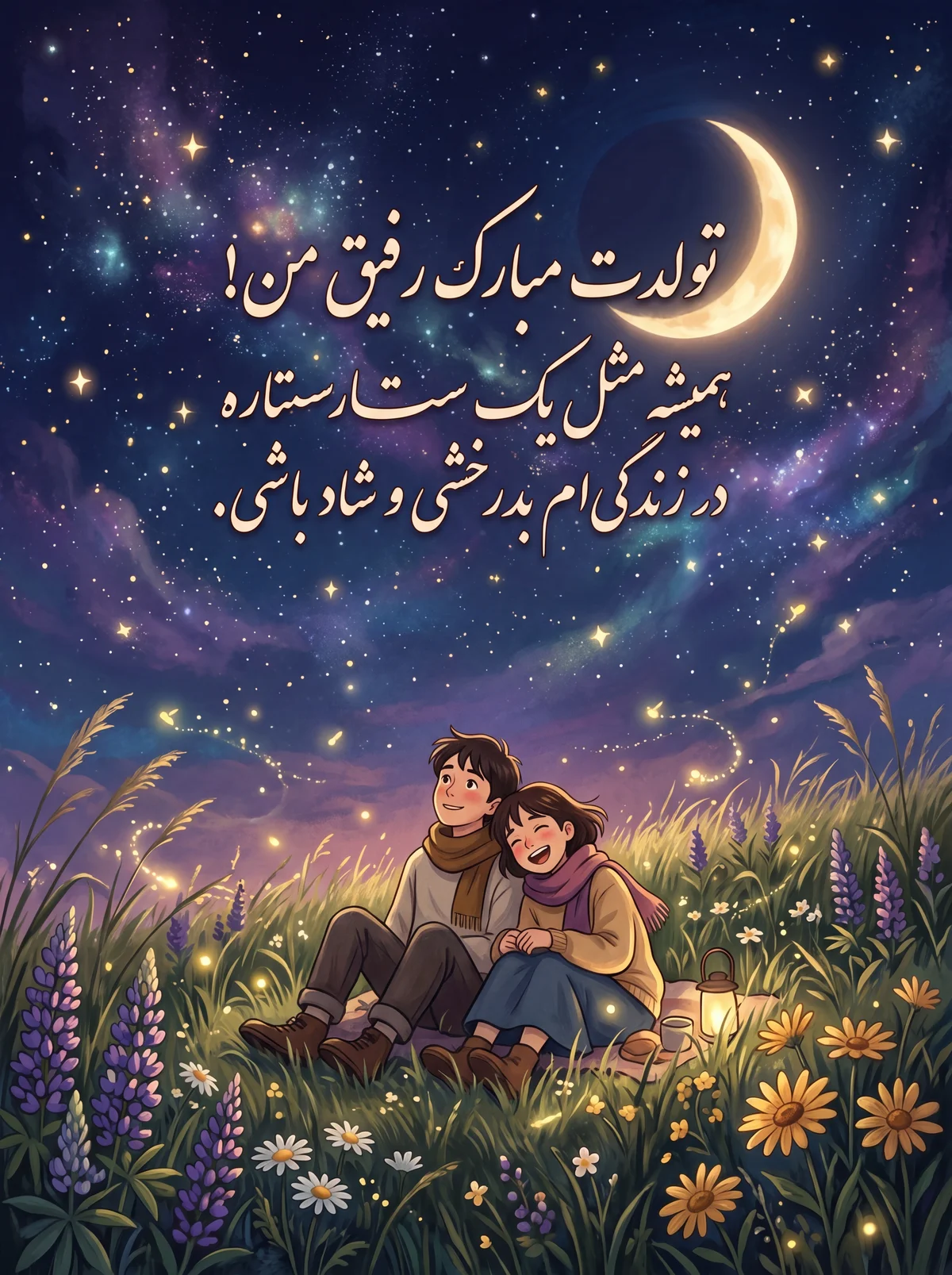 تبریک تولد برای بهترین دوست