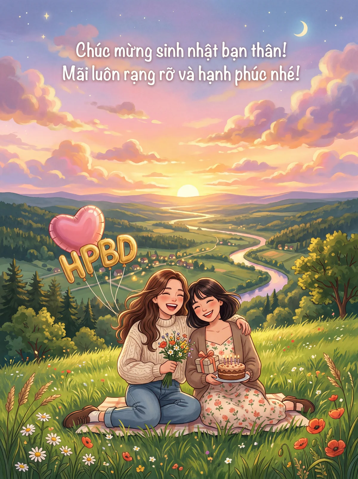 Lời chúc sinh nhật bạn thân