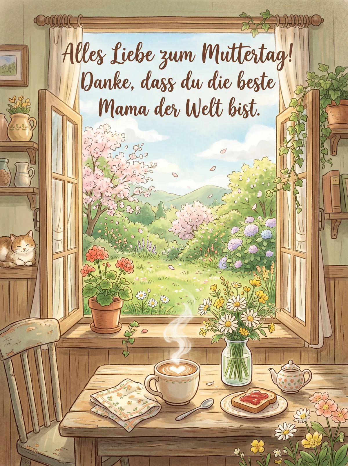 Glückwünsche zum Muttertag für die beste Mama