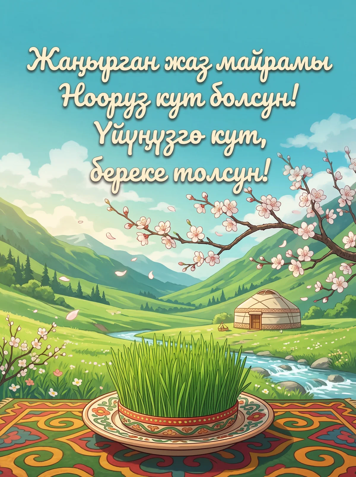 Жаңырган жаз майрамы Нооруз кут болсун!