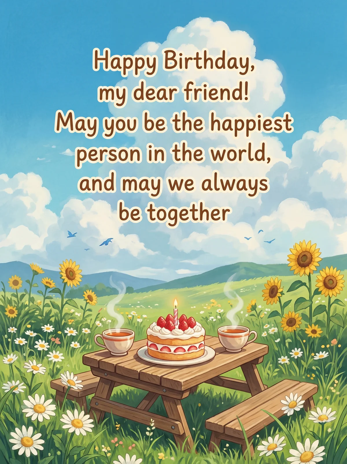 คำอวยพรวันเกิดสุดพิเศษสำหรับเพื่อนรัก