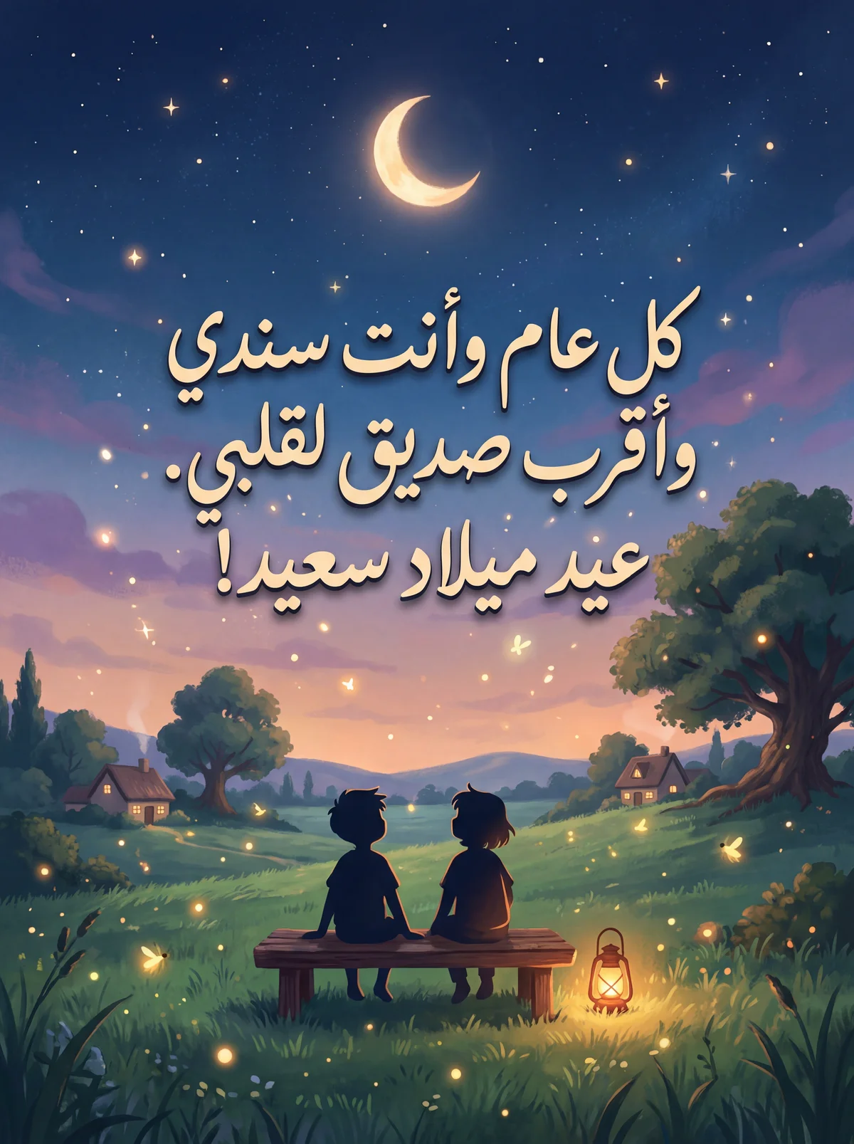 تهنئة عيد ميلاد سعيد لصديق مقرب