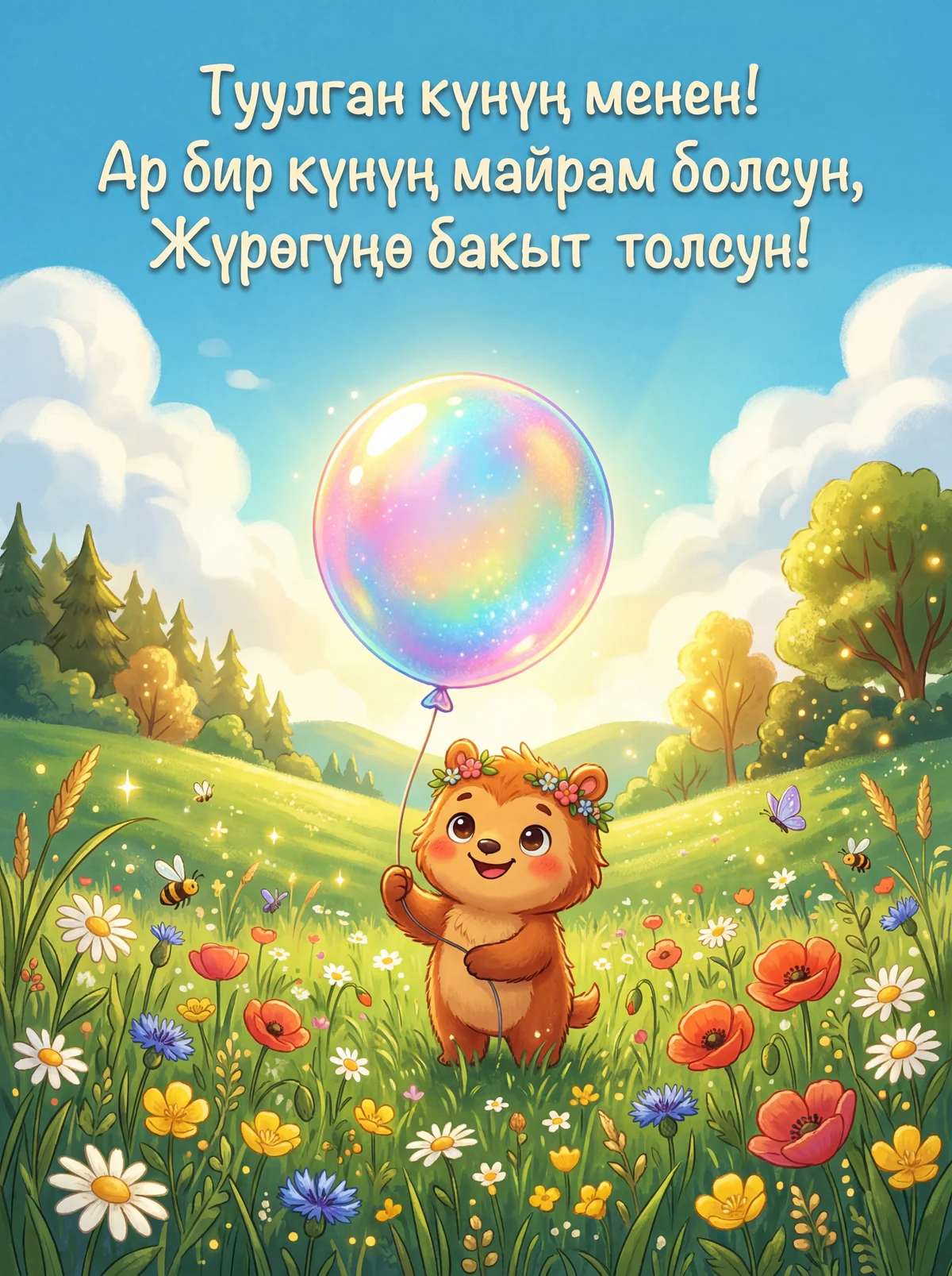 Туулган күнүң менен куттуктайм!
