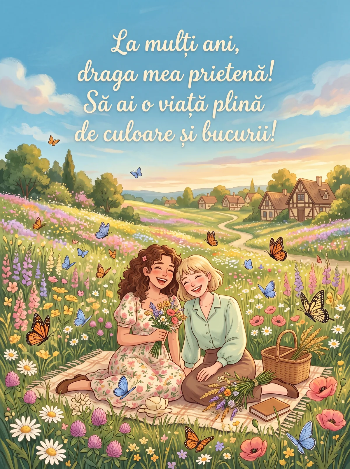 Urări de zi de naștere pentru o prietenă dragă